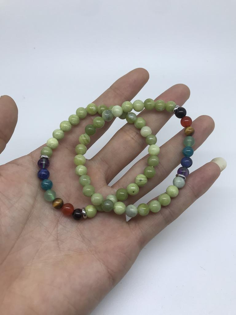 High Quality 8mm Natural Round Beads 7-Chakra Bracelet Gemstone Loose Stone Beads High Quality Stone Beads