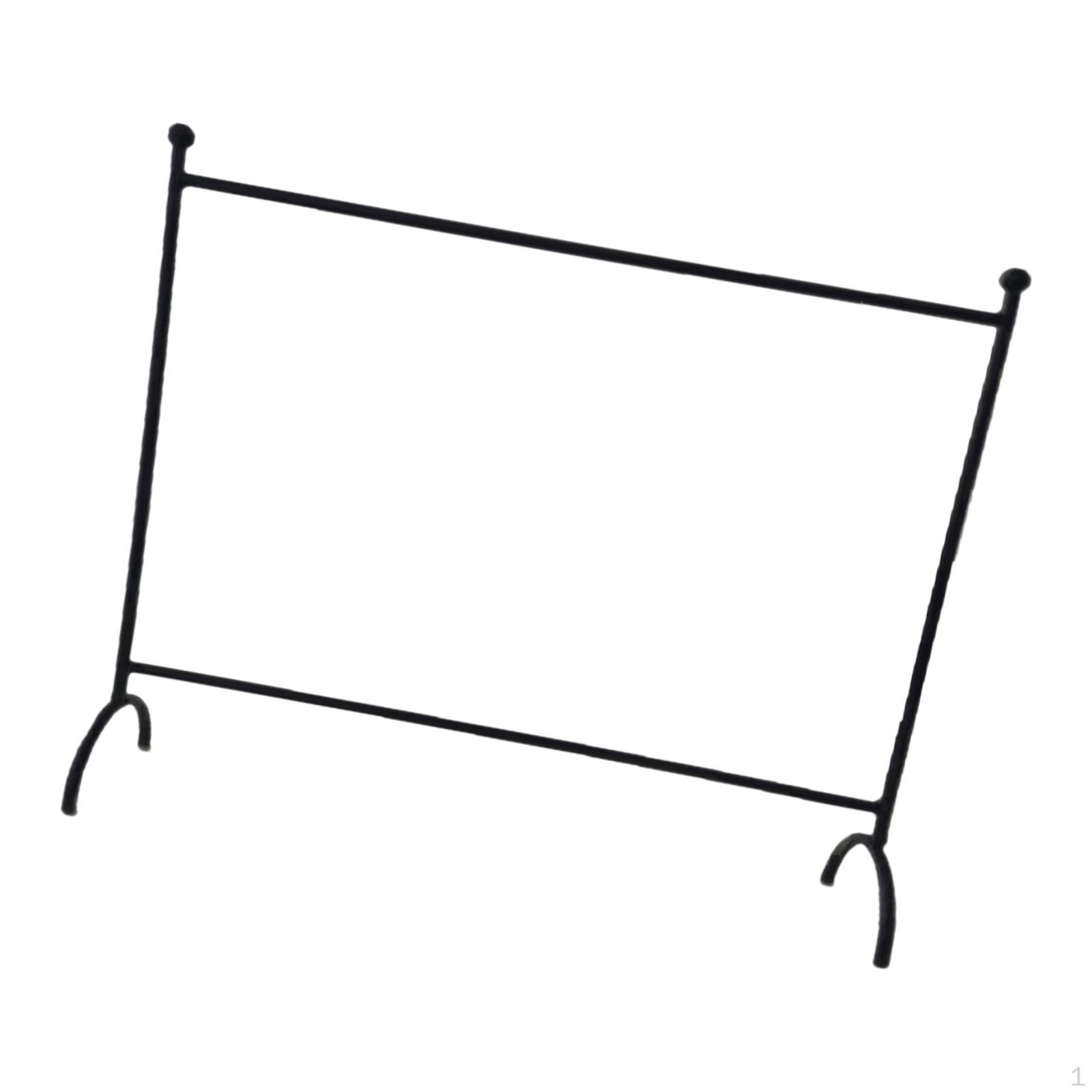 

Вешалка для кукольной одежды, мини-вешалка для кукольного домика, шкаф для моделирования, чёрный