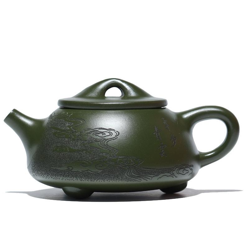 

Чайник для заваривания чая из фиолетовой глины Исин 260 мл, ручной работы, из глины грен, красивый чайник для заваривания чая, китайский чайный набор «цзыша кунг-фу»
