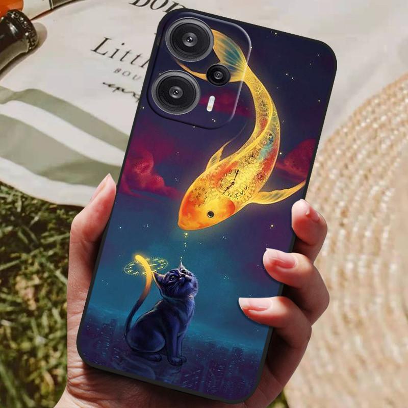 For POCO F5 5G Case 6.67'' Soft TPU Silicone Shockproof Covers for Xiaomi Poco F5 Phone Cases PocoF5 F 5 Wolf Lions Coques