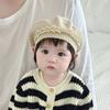 Korean Lace Baby Beret In Summer Warm Windproof Bamboo/Polyester Hat Foreign Style 2026 New Style