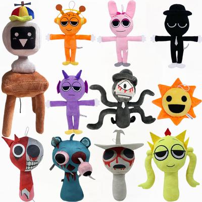 12CM Sprunki Plush Toys Sprunki Plushie Sprunki Soft Game Cartoon Pillow Kids Birthday Gifts Stuffed Dolls Christmas Gift