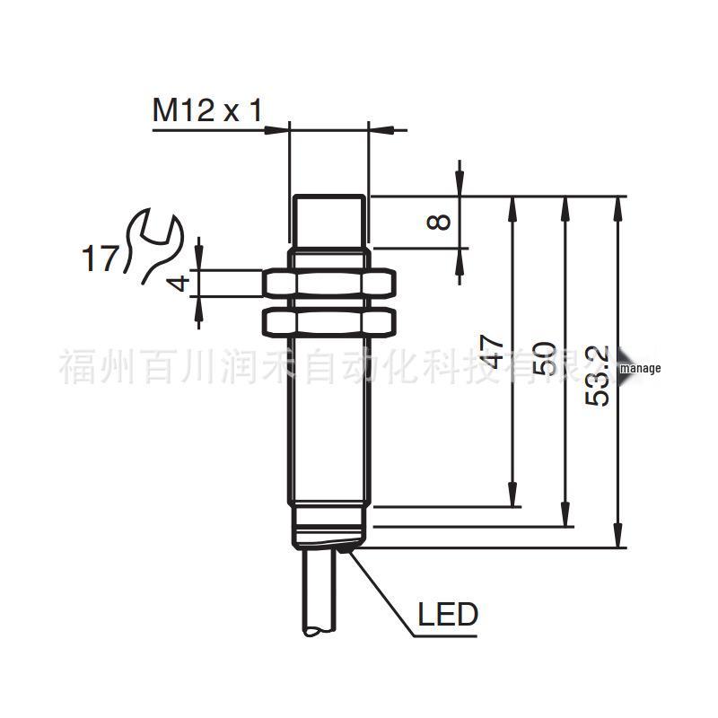 NBN8-12GM50-E2 P+F Inductive Sensor, Model NBB1.5-F79-E0, Brand New Original In Stock