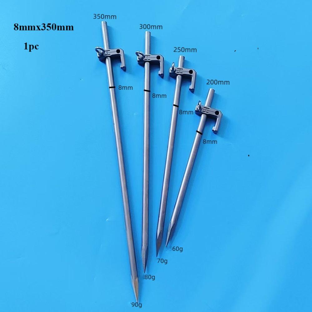 Lightweight 360° Rotatable Pegs 25/30/35cm Tent Titanium Nails  Camping Hiking Accessories