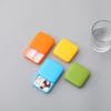 Pill Case 2 Grids Dust Proof Daily Pills Organizer Box Portable Container Dispenser Office Gym Accessories for Handbag
