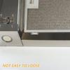 1Set Stainless Steel Range Hood Panel Fastener Universal Glass Holder Latch for Hood Installation Repair Replacement Maintenance