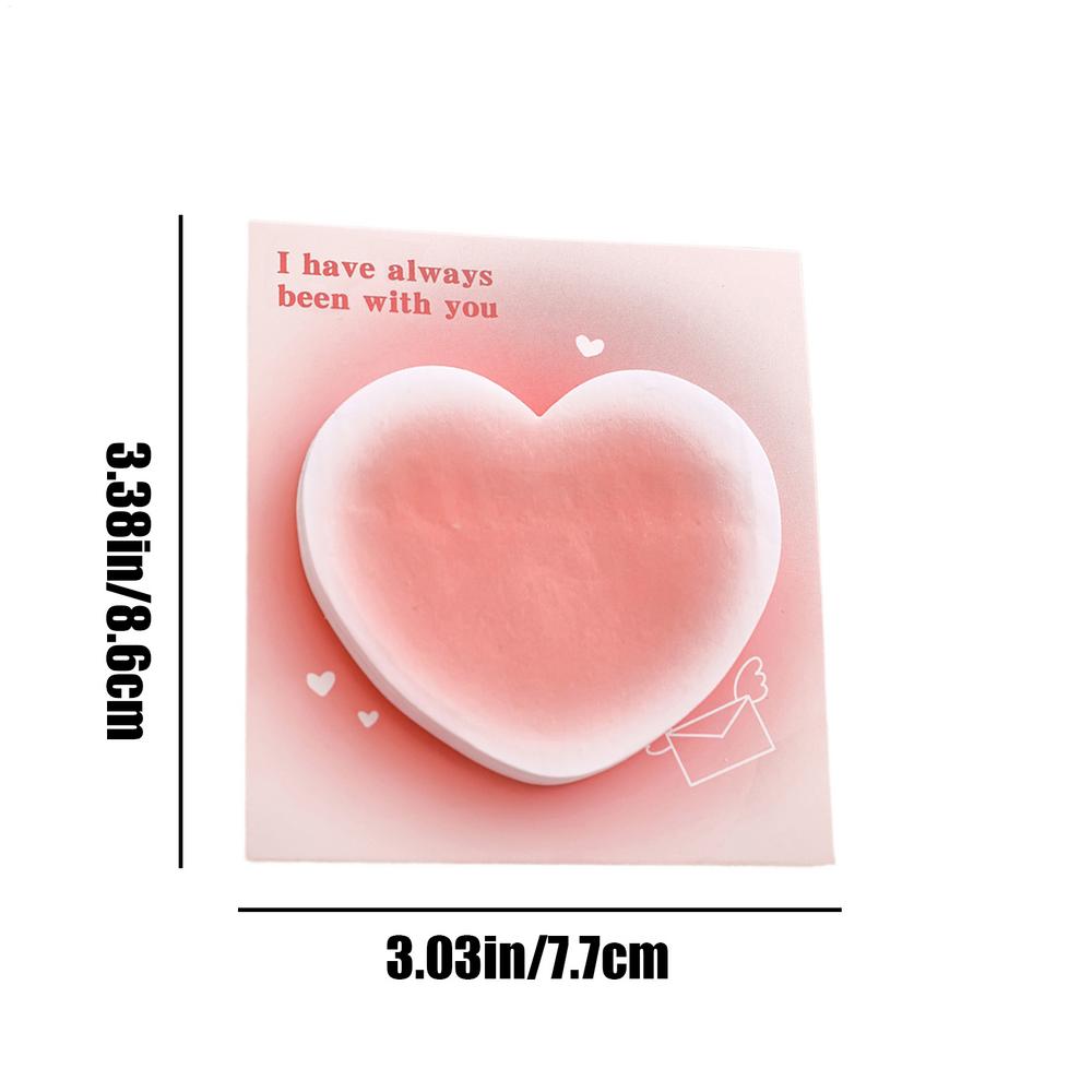 Gift Special Shaped Sticky Notes Blushs Gradient Color Student Message Office Can Be Pasted Wholesale Memo Pad Kawai Stationery
