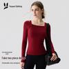 Women's 2025 Two-Piece Long Sleeve Yoga & Fitness Set for Autumn/Winter