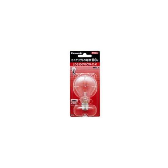 

Panasonic Mini Krypton Light Bulb Clear E17 Base 45mm Diameter 100 Type LDS100V90WCK