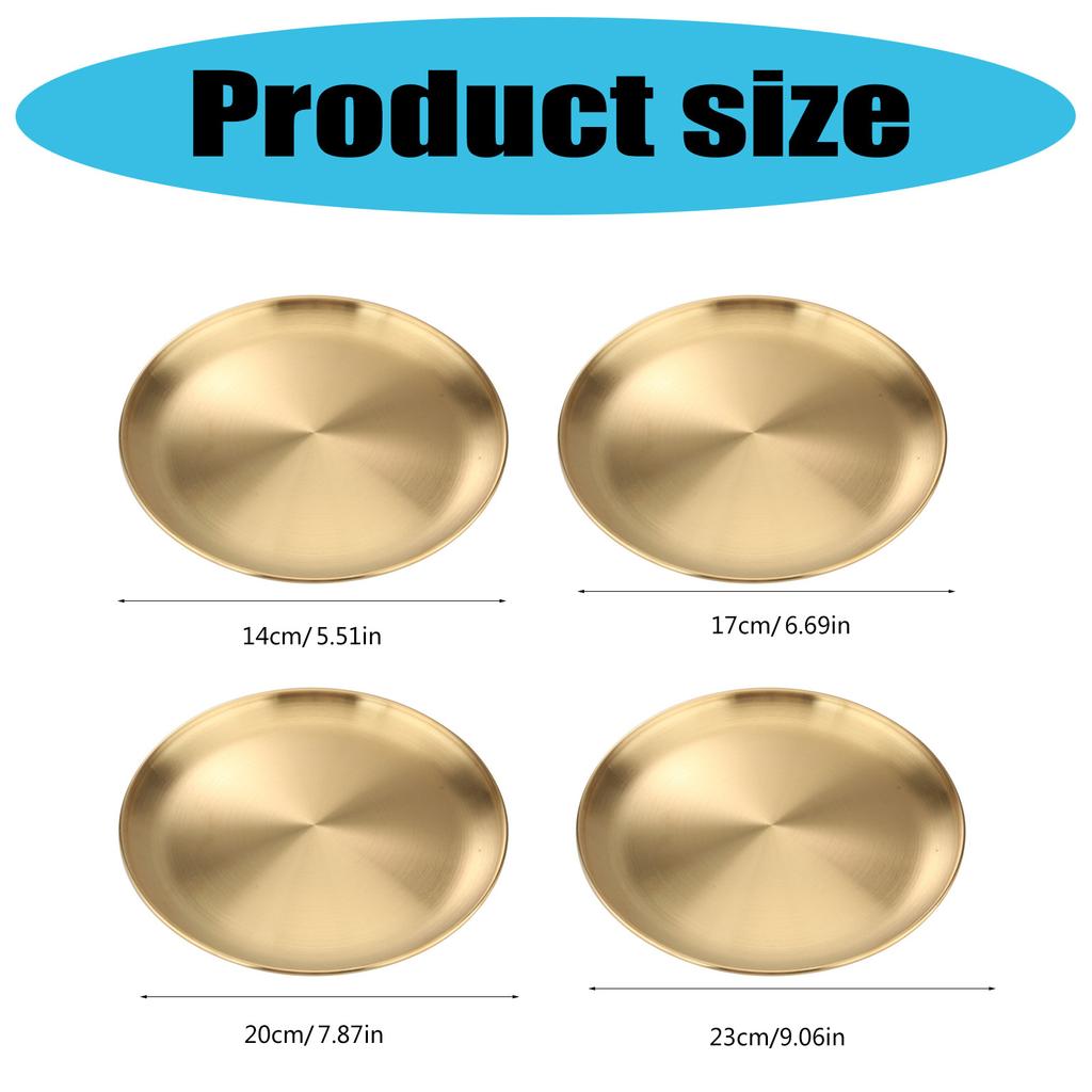 5Pcs Multi Purpose Stainless Steel Sauce Bowls Accessory Durable Stackable Serving Dishes for Kitchen Party Events