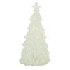 Lighted Xmas Tree Decor Battery Powered Resin Xmas Tree Tabletop Decoration for 1 12 Scale Dollhouse