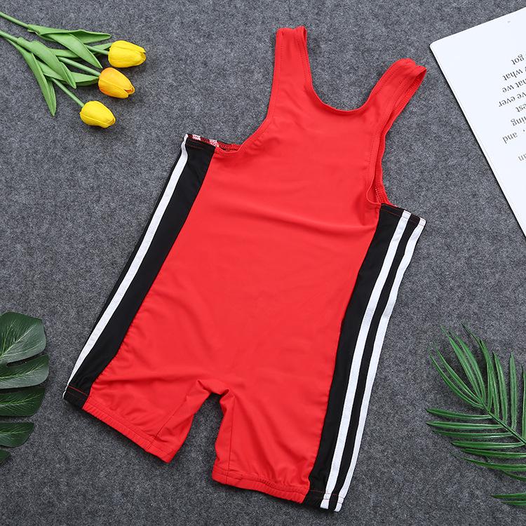 

Men s & Children s Heat Transfer Wrestling Bodysuit: Printed Fitness & Competition Weightlifting Uniform M