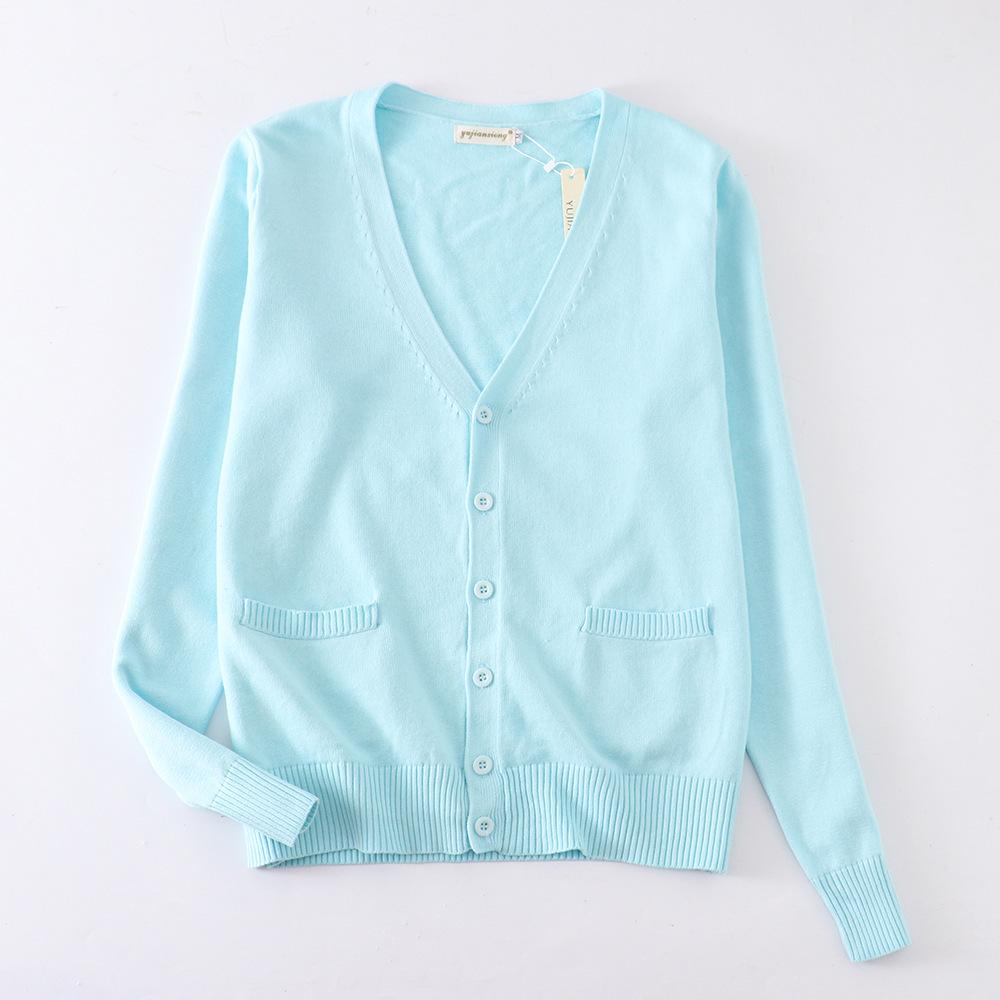 Japanese JK Style Soft Knit Cardigan Sweater for Students