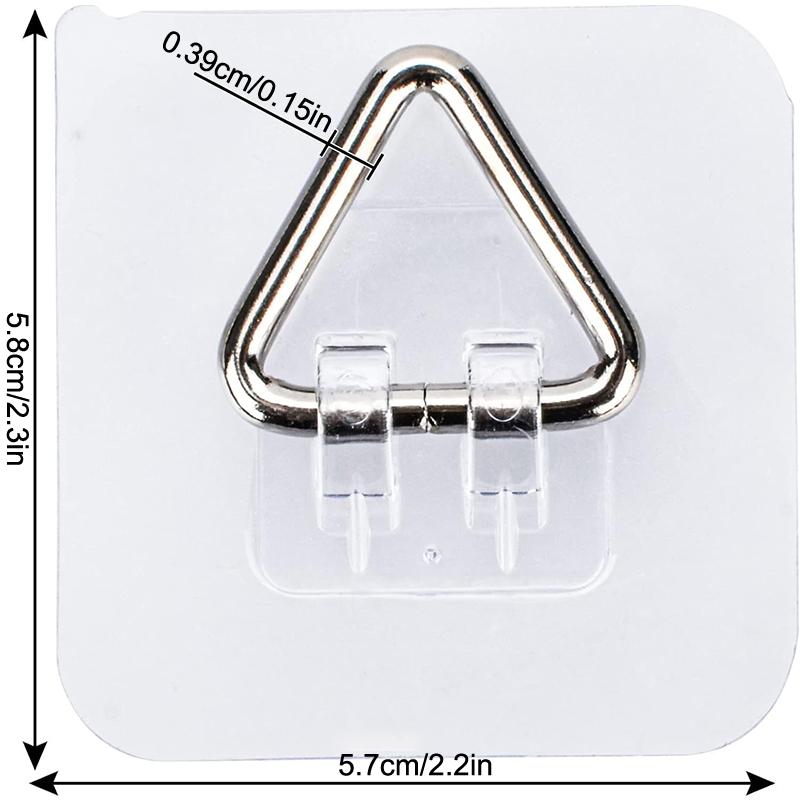 20PCS Plate Hangers For The Wall Wall Plate Hangers Invisible Adhesive Plate Wall Hangers For Display Vertical Plate Holder