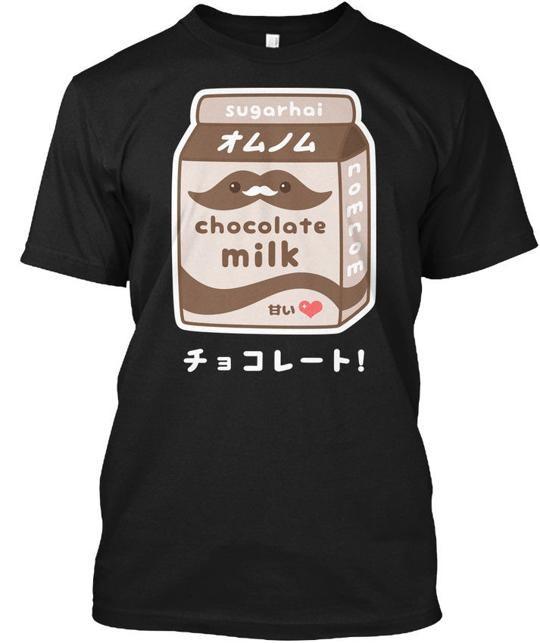 

Japanese Chocolate Milk Sugarhai Nomonom T-Shirt Made in the USA Size S to 5XL 3XL
