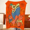 Artist D-Darren S-Shaddick Throw Flannel Throw Blanket, Lightweight Cozy, Durable Washable Cute Cool