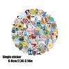 100Pcs Cute Animal Stickers Cartoon Animation Luggage Scooter Laptop Refrigerator Graffiti Stickers Decorative Aesthetic Sticker