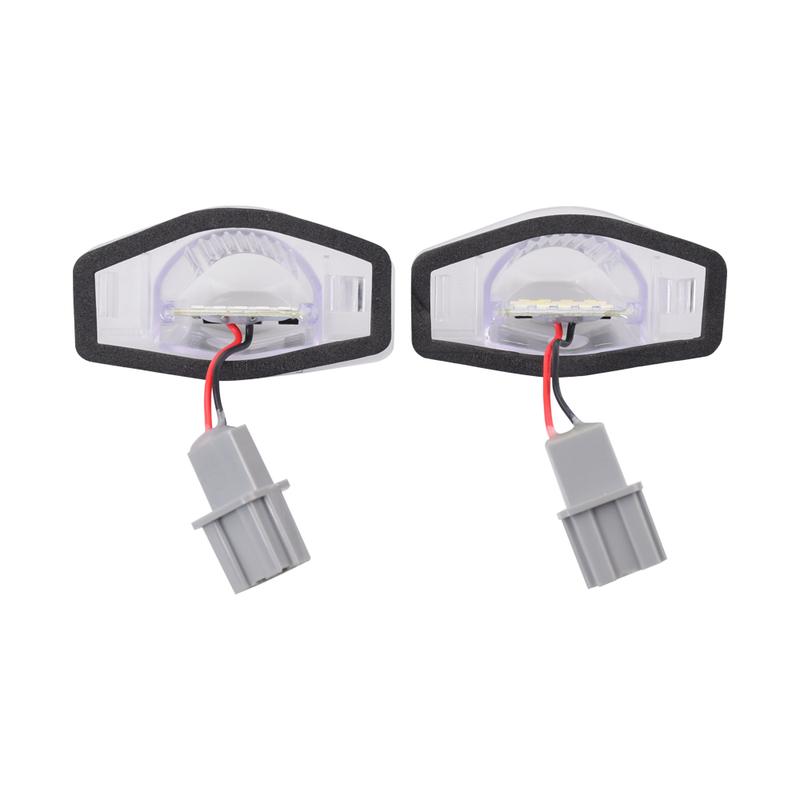 2pcs LED Car License Plate Lights Assembly For Honda Crv Fit Odyssey Jazz Hrv Frv CR-V Stream Freed  Ight 12V 4101S60013