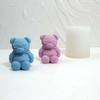Bear Shaped Silicone Molds Candle Silicone Molds for Candle Soap Gypsum Decorations, Bear Silicone Molds for Chocolates