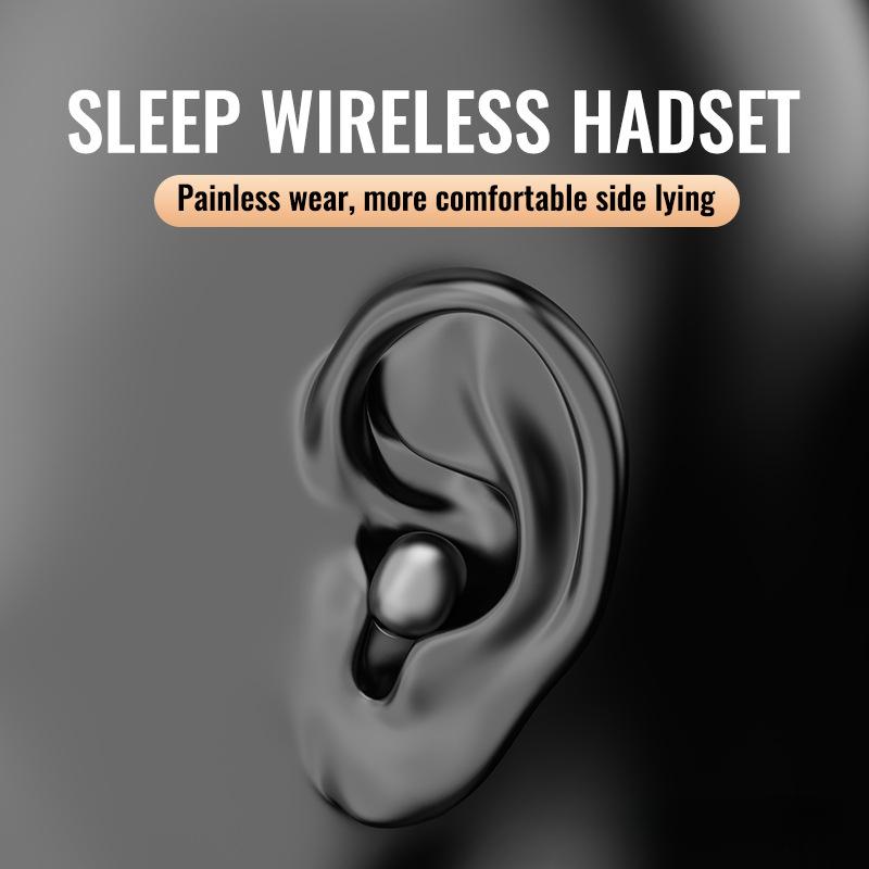 Ultra-mini Sleep Wireless Bluetooth Headset Ultra-thin Painless Side Sleep Comfortable Ultra-long Life Noise Reduction Ultra-low Latency