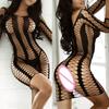 White Lingerie Bodysuit Underwear Open Crotch Women Sleepwear Sexy Transparent Fetish Erotic Teddies Sexy Bodystocking Mujer