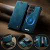 Magnetic Leather Case with Flip Cover for Samsung S26 ULTRA/S25 EDGE - MagSafe Wallet Style