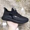 Spring, summer and autumn new young men's trendy sports shoes casual running cloth shoes men's trendy cloth shoes