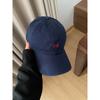 Sweet Little Bow Embroidered Cap Women's New Deepened Big Head Circumference Wide Brim Soft Top Baseball Cap