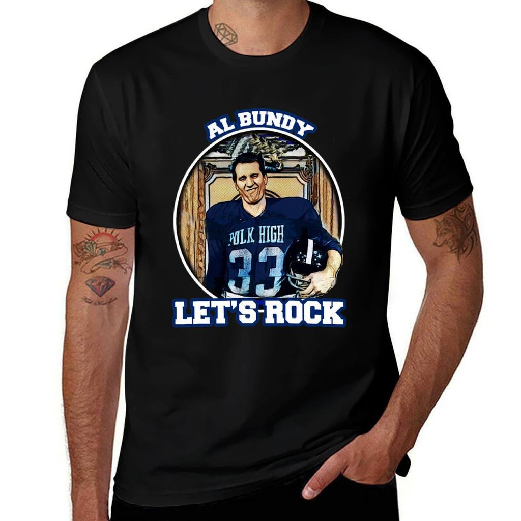 Al Bundy Lets Rock TShirt Basic Casual Wear Short Sleeve Top TShirt