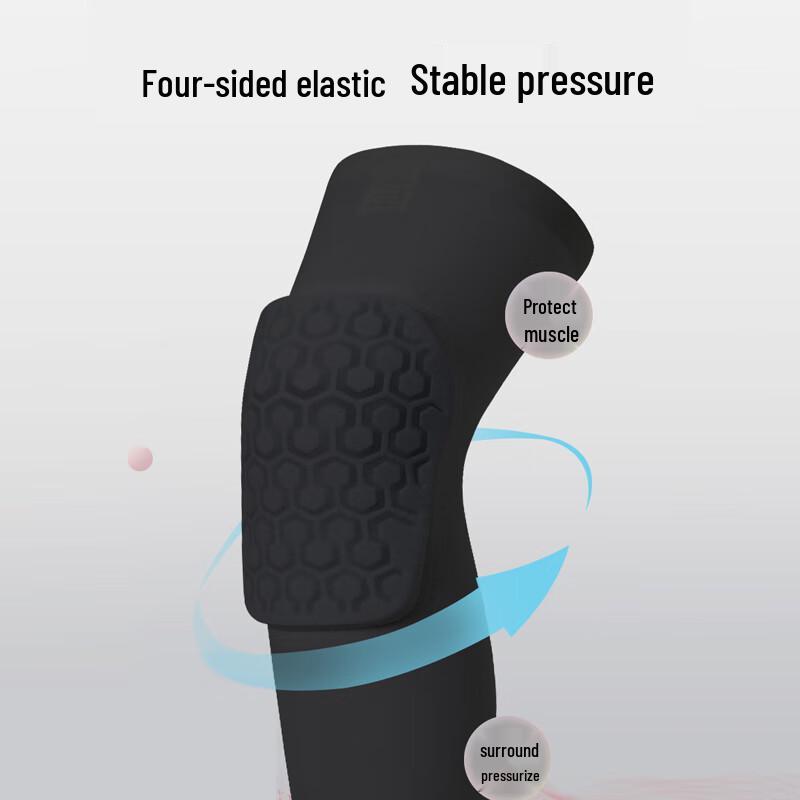 TEEIS Men's Honeycomb Anti-Collision Basketball Knee Pads