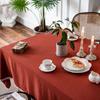 Decorative Tablecloth, Solid Color Tablecloth, Tablecloth with Pompom Tassels, Long Tablecloth for Kitchen Restaurant, Party, Festival - 1 Piece