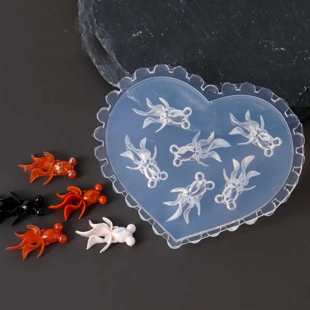 Goldfish Koi Fish Silicone Mold for Nail Art Design Silicone Mold Decorations  Acrylic  Tools  Resin Mold
