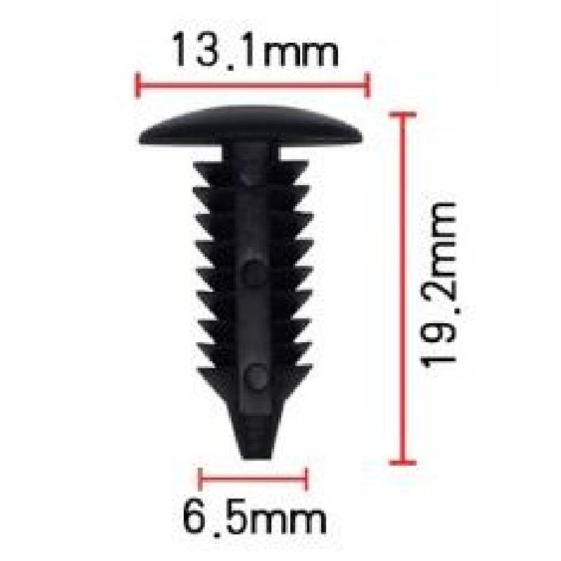 Universal Car Rear Trunk Interior Roof Trim Panel Moulding Clip Clips Fasteners