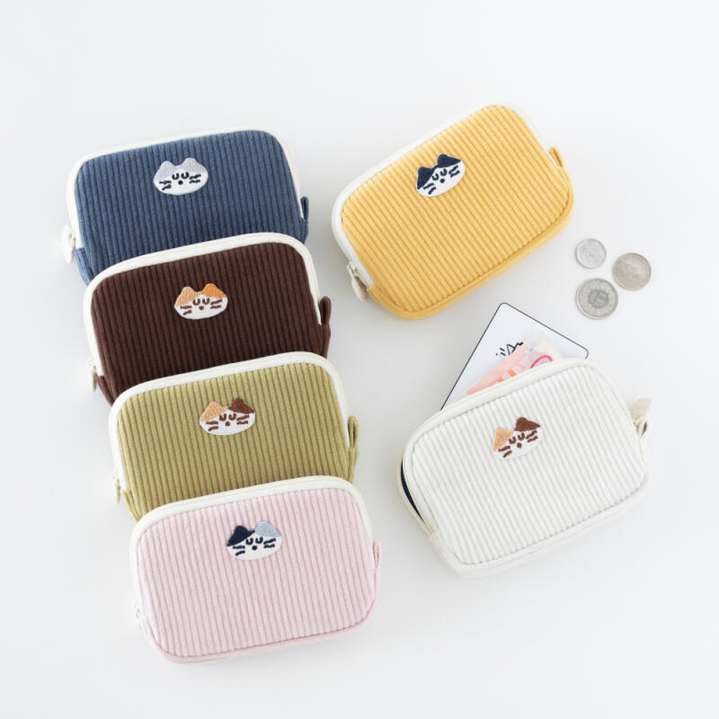 

Brunch Brother Moguri Corduroy Card Wallet black