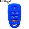 Silicone Car Key Cover Holder for Kia Magentis Carens Sonata Sorento Rio Soul Forte for Hyundai Tucson Accent Santa Fe Avante