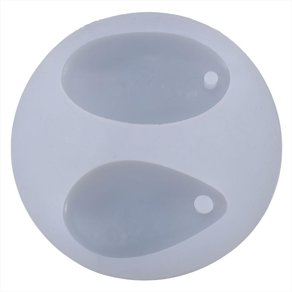 1Pcs Time Gem Oval Silicone Jewelry Making Mould   Pendant Mold, Resin Craft Tool for Earrings, Necklaces, Key Chains and Room Decor