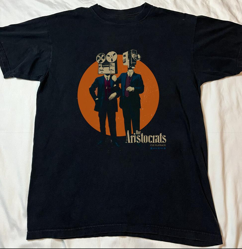 РЕДКИЙ!! Аристократы Черная Хлопковая Унисекс Рубашка Все размеры S-5XL Унисекс Футболка XXL