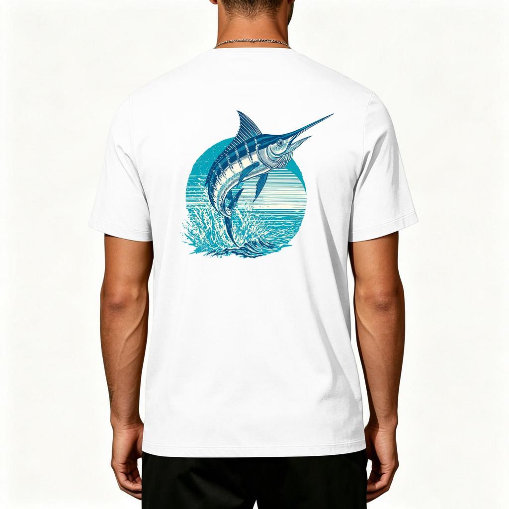 Men's Outdoor Fishing T Shirt Short Sleeve UPF 50 Plus Sun Protection Cooling Stretch Fabric Sports Top