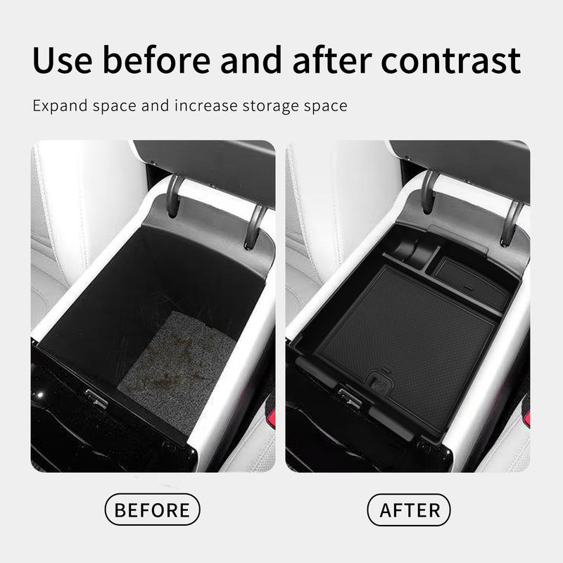 for Hyundai Tucson Hybrid 2025 Car Armrest Storage Box Accessories Center Console Storage Case(Only Fit With Gear Shift Version)