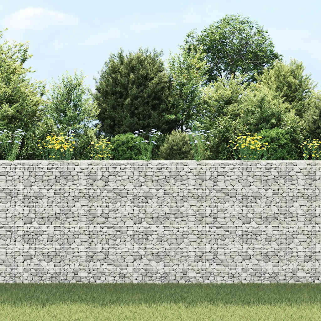 Gabion Raised Beds 3 Pcs 30 X 30 X 150 Cm Iron