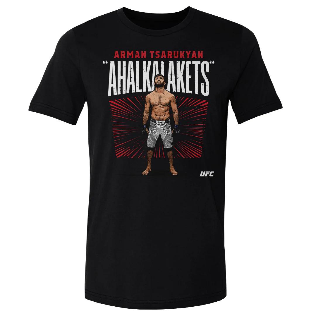 

2026 Summer UFC Arman Tsarukyan Fighting Graphic Tshirt Women Sports Cotton Short Sleeve Loose Leisure Fitness Shirt Unisex 4XL