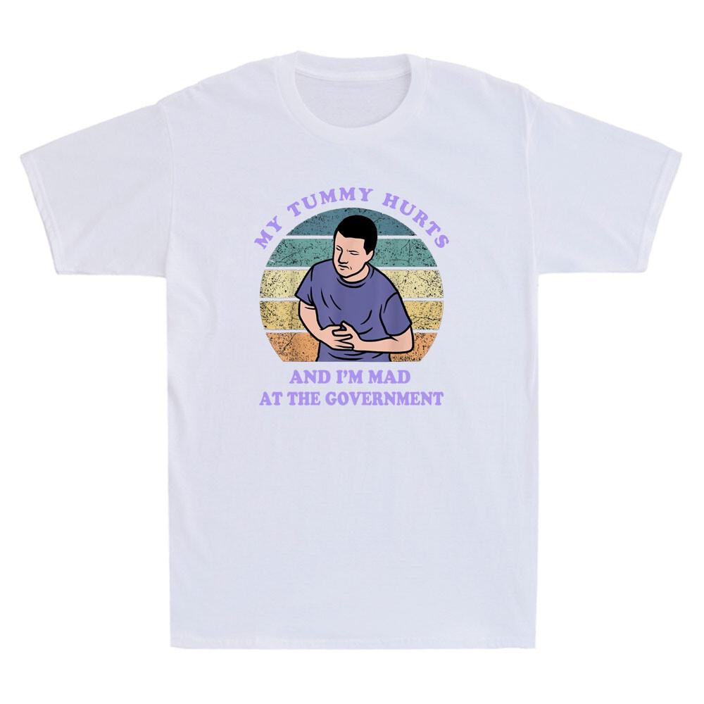 My Tummy Hurts And Im Mad At The Governunisext Funny Saying Vintage Unisexs Tshirt