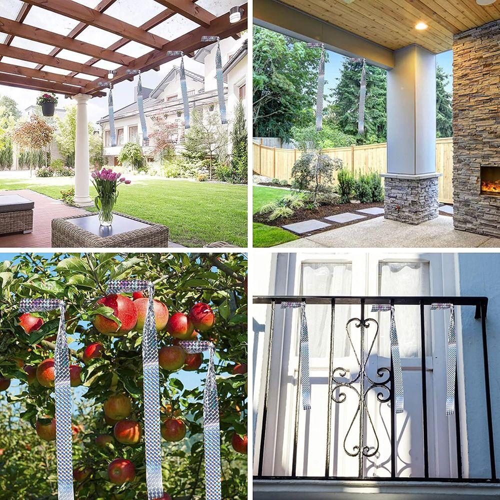 Vögel fernhalten Vogelscheuchenband Outdoor Vogelabwehrband Zubehör Vogelscheuchenband