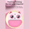 Digital Photo Camera Children Print Camera Mini Thermal Printer Selfie Digital Camera Portable Travel Camera Toy