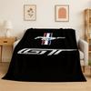 Coperta morbida in flanella M-Mustang Auto da corsa retrò, Coperta accogliente per letto, Divano, Divanetto, Camera da letto, Soggiorno, Viaggio, Picnic bambini