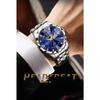 Top Brand Fashion Women's Watch Waterproof Luminous Watch Diamond Pointed Glass Double Calendar Trendy Casual Watch