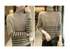 2026 A/W Women's High Neck 100% Wool Patchwork Sweater - Thick, Slim Fit, Versatile Knitwear