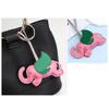 Cute Elephant Bag Pendant Keychain Chic PU Leather Keychains Phone Straps Chain Stylish Keyring for Fashion Enthusiasts