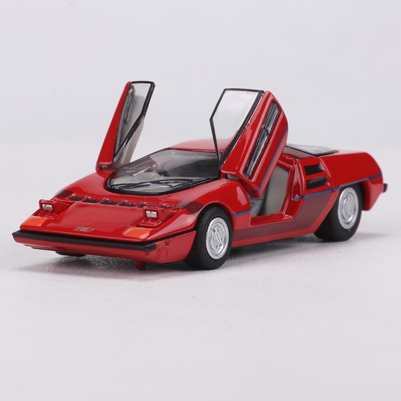 

SHADOW 1:64 Dome Zero Scissor Door Supercar Alloy Model Car Can Turn On The Lights And Open TheDoor красный