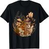 Niedliches Cottagecore Blumen Wildblumen Ästhetik Mädchen Grafik T-Shirt